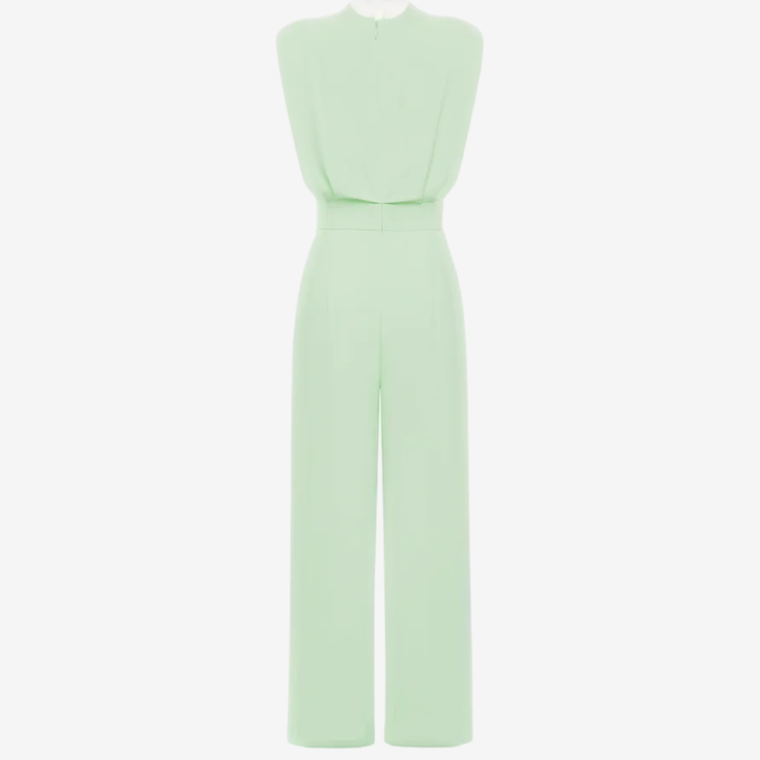 Jumpsuit für Damen mit weichem Griff und Gürtel
