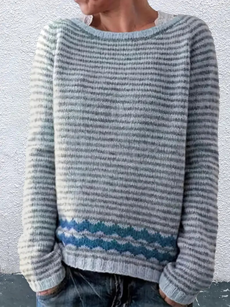 Damen Winterpullover Mit Modischem Design