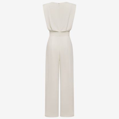 Jumpsuit für Damen mit weichem Griff und Gürtel