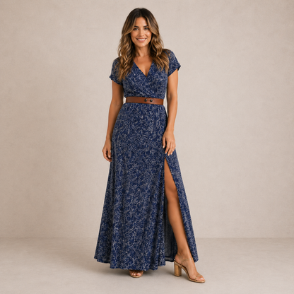 Boho-Print Leichtes Sommerkleid