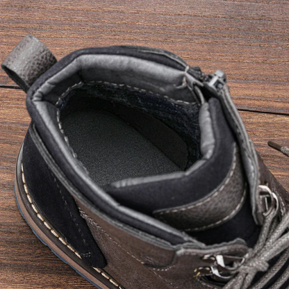Herren Vintage Stiefeletten Mit Klassischem Design