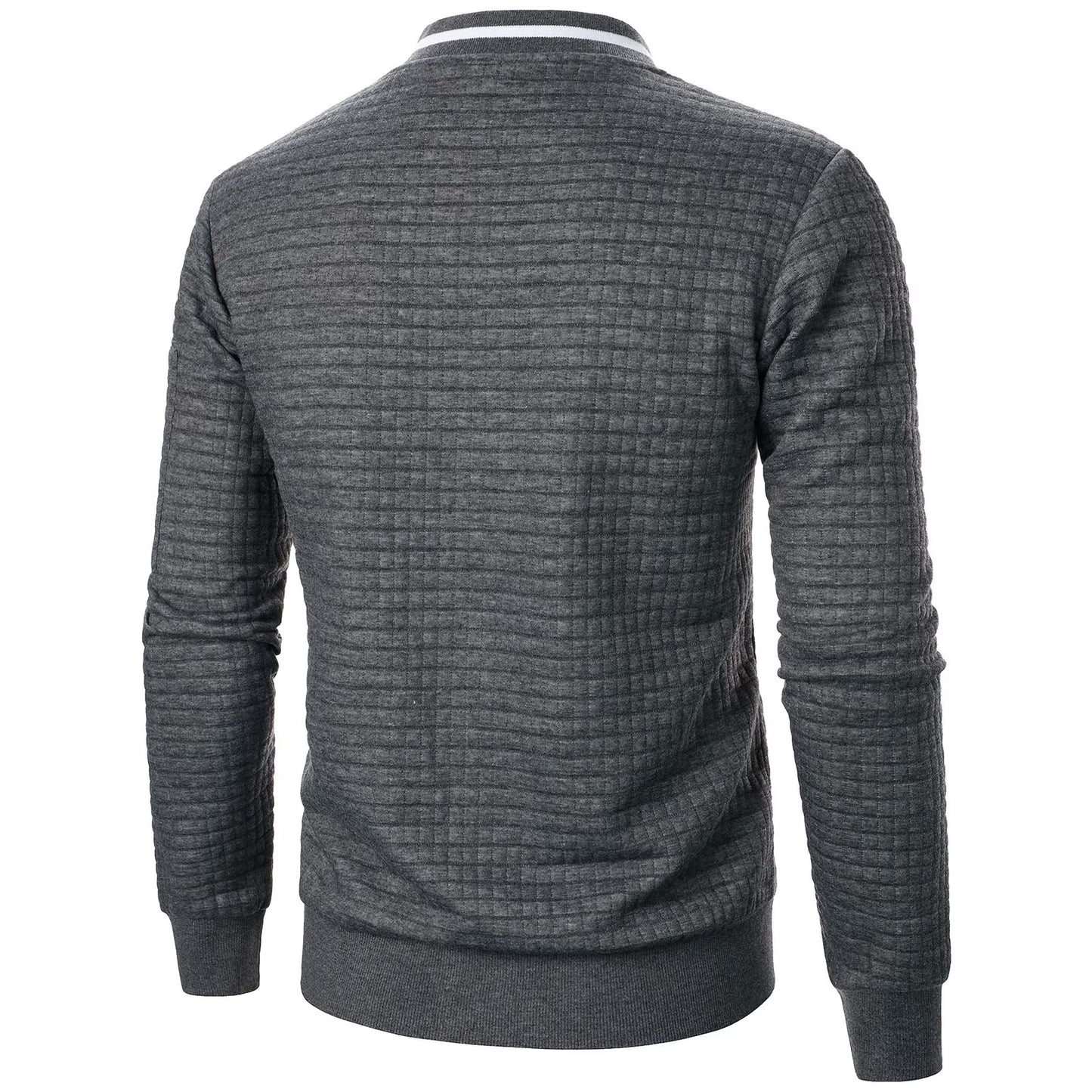 Herren Strickjacke Mit Reißverschluss Und Minimalistischem Design
