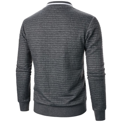 Herren Strickjacke Mit Reißverschluss Und Minimalistischem Design
