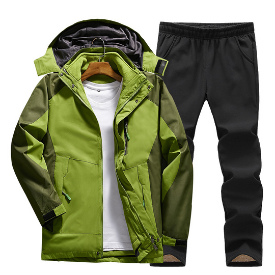 Damen Outdoor Set 3 In 1 Mit Jacke Fleece Und Hose