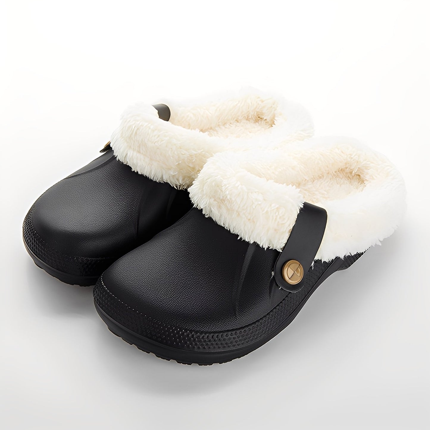 Damen-Fleecegefütterte Warme Clogs