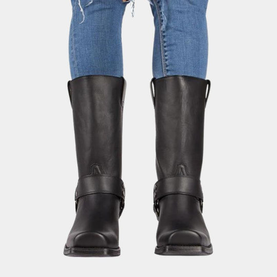 Damen Cowboystiefel Im Vintage Look