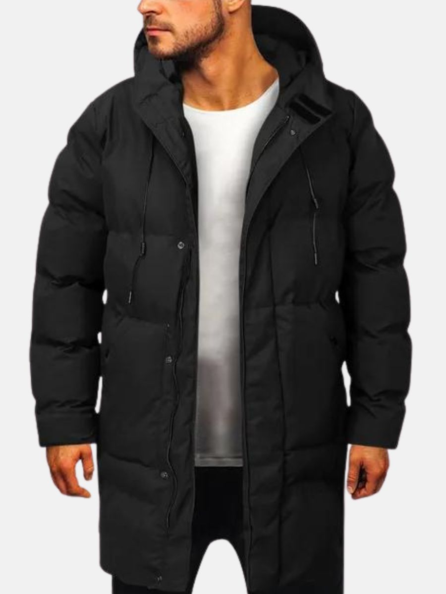 Herren Parka Jacke Mit Wattierung Für Wintertage