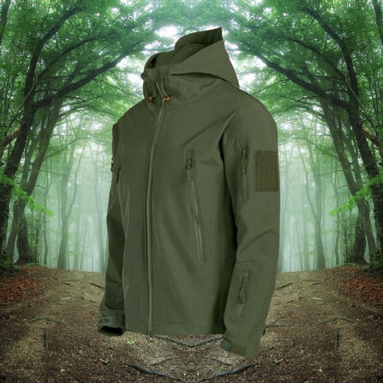 Herren Outdoor Jacke Mit Taschen Und Kapuze