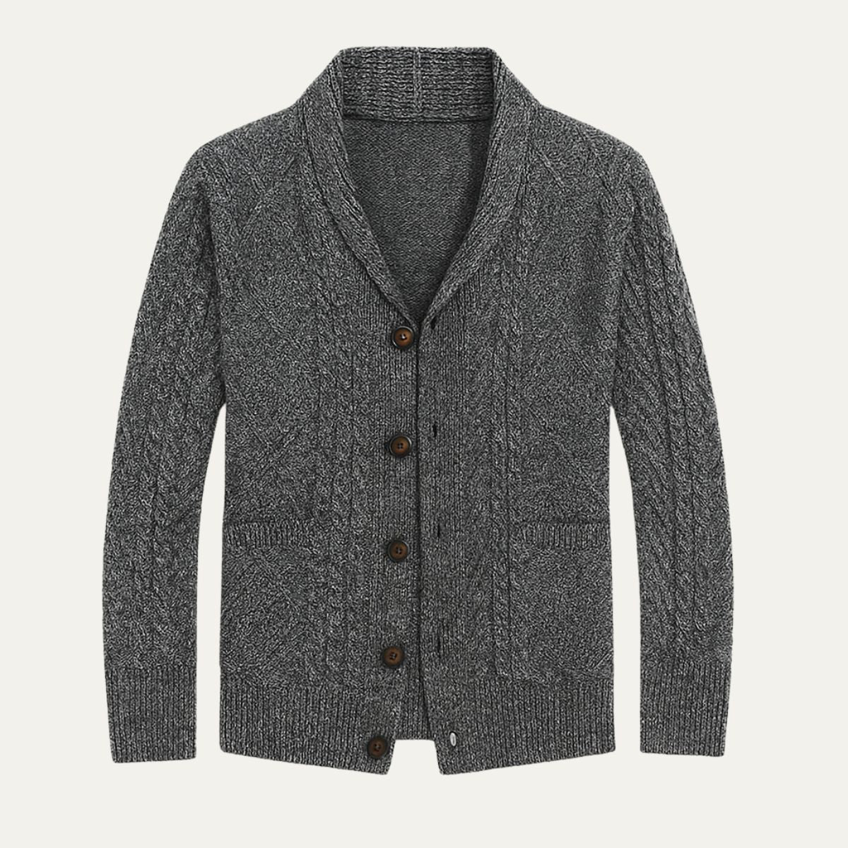 Herren Cardigan Mit Klassischem Design