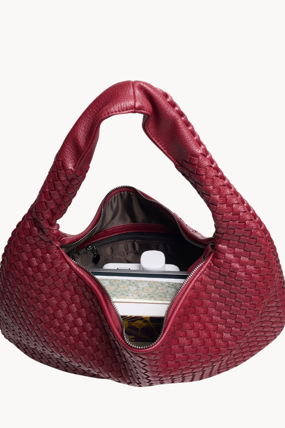 Flecht Hobo Bordeaux