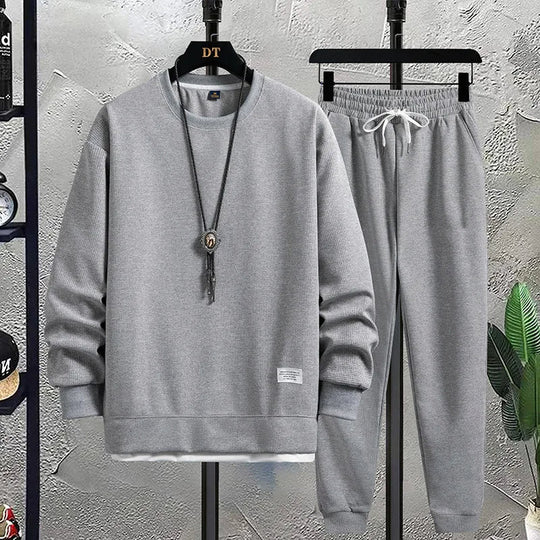 Herren Strick Lounge Set Mit Lockerer Passform