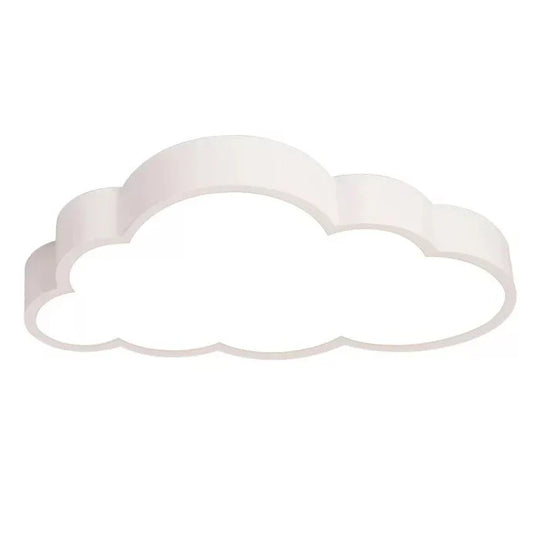 LED Kinderzimmer-Deckenlampe mit Wolkenmotiv