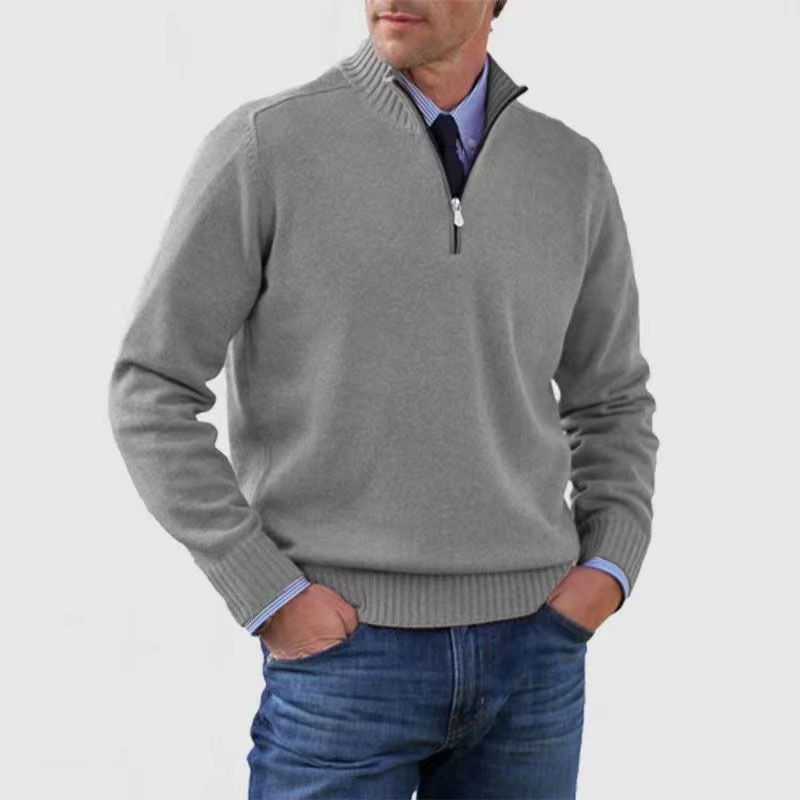 Herren Halb-Zip Pullover