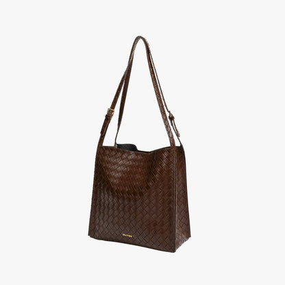 Vegane Leder-Shopper-Tasche Leicht und Strukturiert