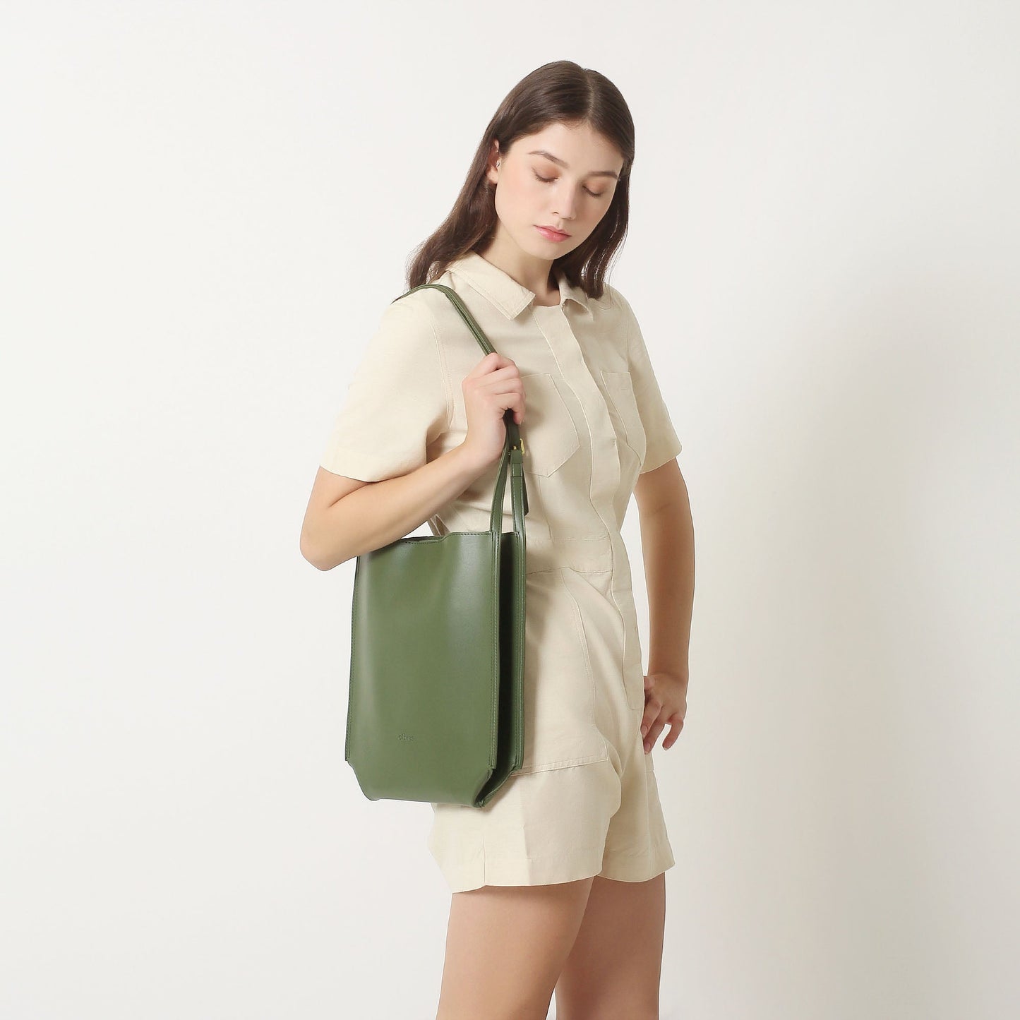 Vegane Leder-Shopper-Tasche Leicht und Strukturiert