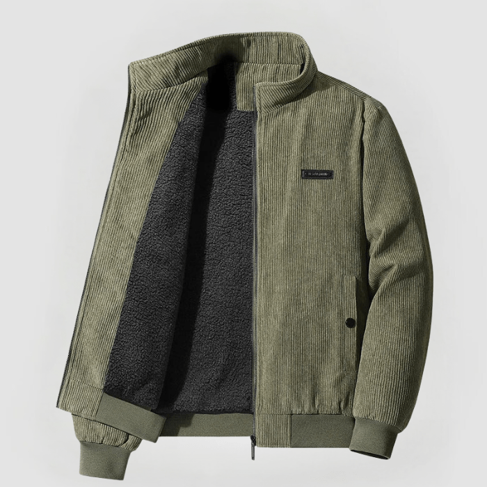 Herren Cordjacke Mit Fleecefutter