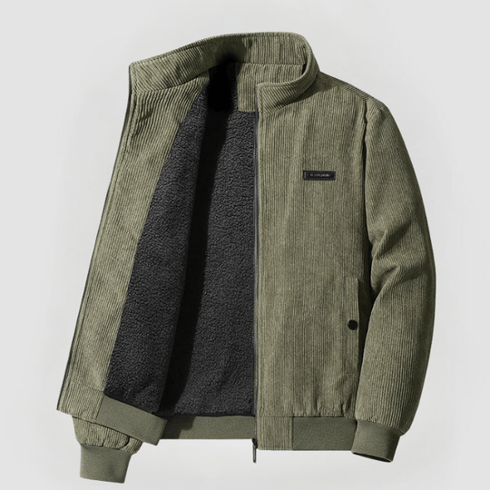 Herren Cordjacke Mit Fleecefutter
