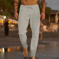 Herren Leichte Leinenhose Sommerhose
