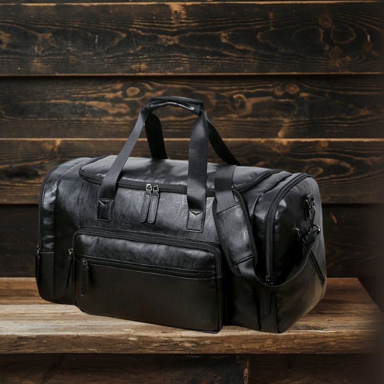 Großvolumige Duffel Reisetasche mit Schultergurt für Herren