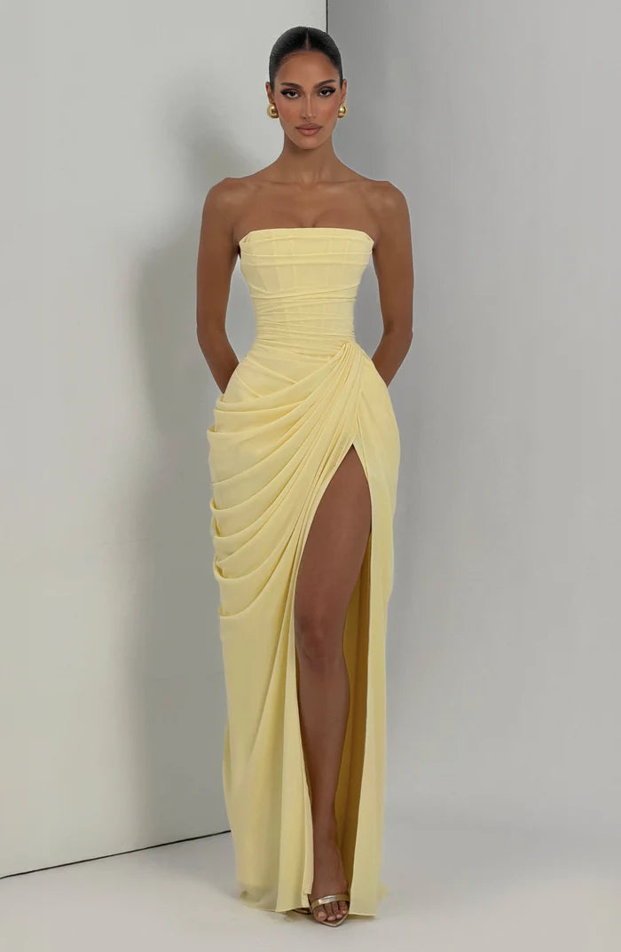 Maxikleid aus leichtem, atmungsaktivem Stoff