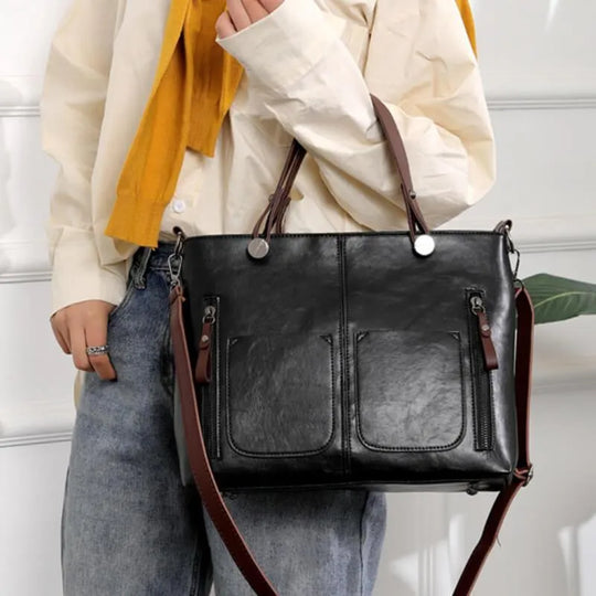 Stylische Mehrtaschen-Handtasche für Damen