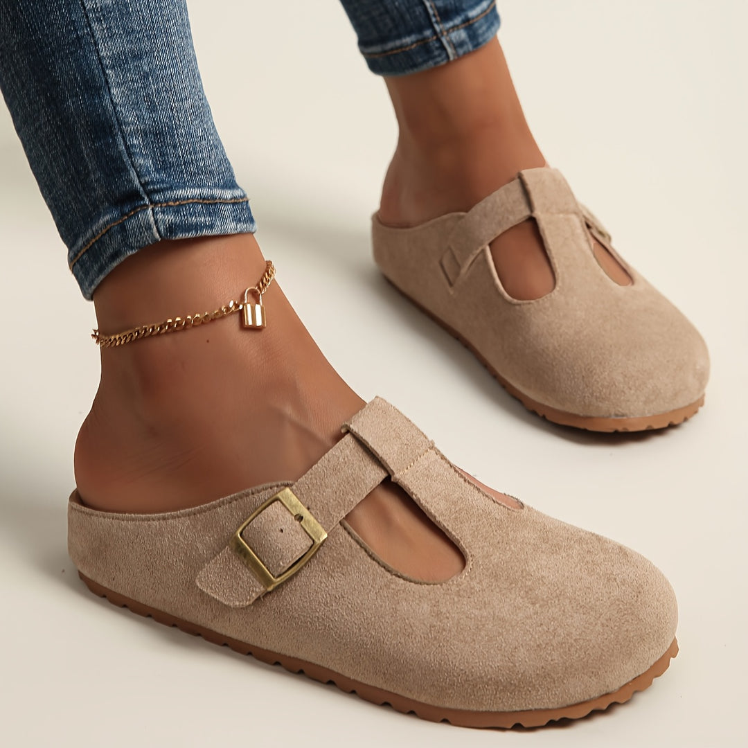 Wildleder Komfort Slipper für Damen