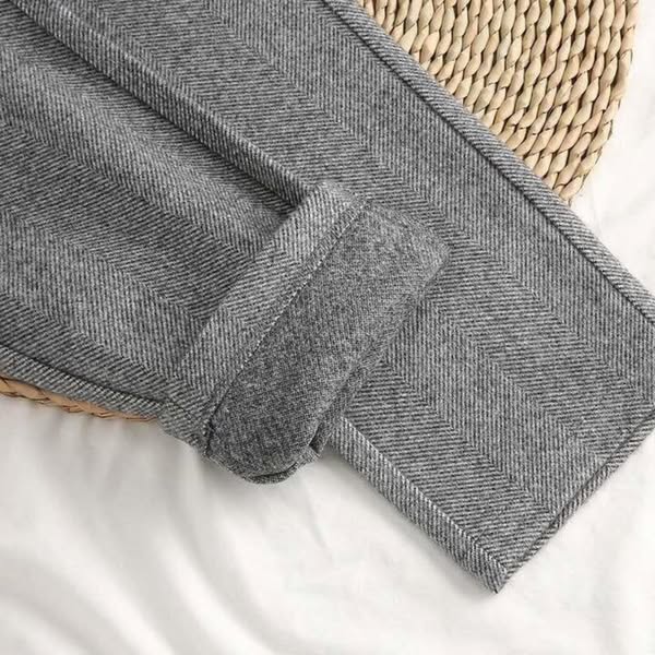 Herren Herringbone Stoffhose