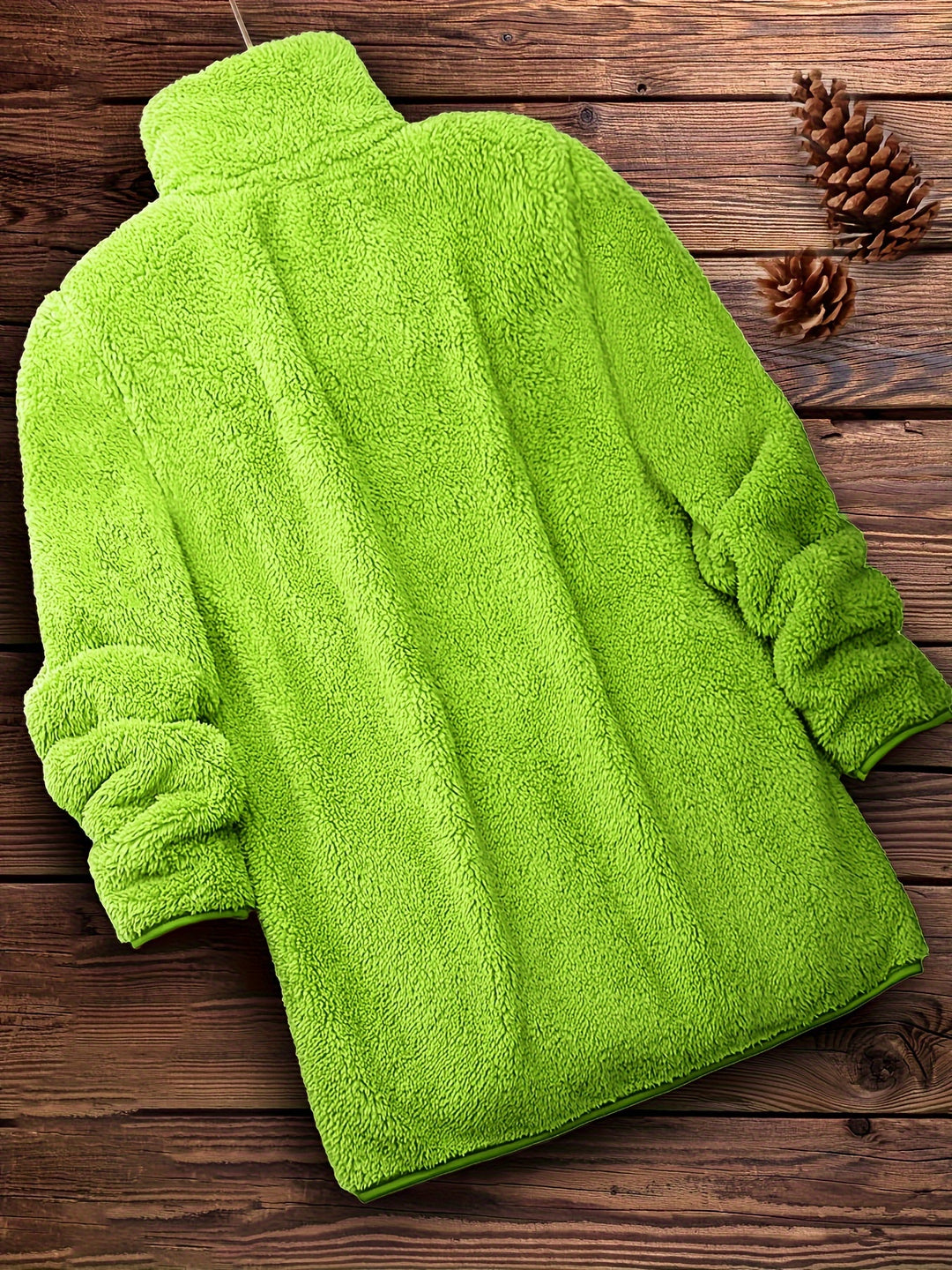 Gefütterte Winterjacke mit Reißverschluss für Damen