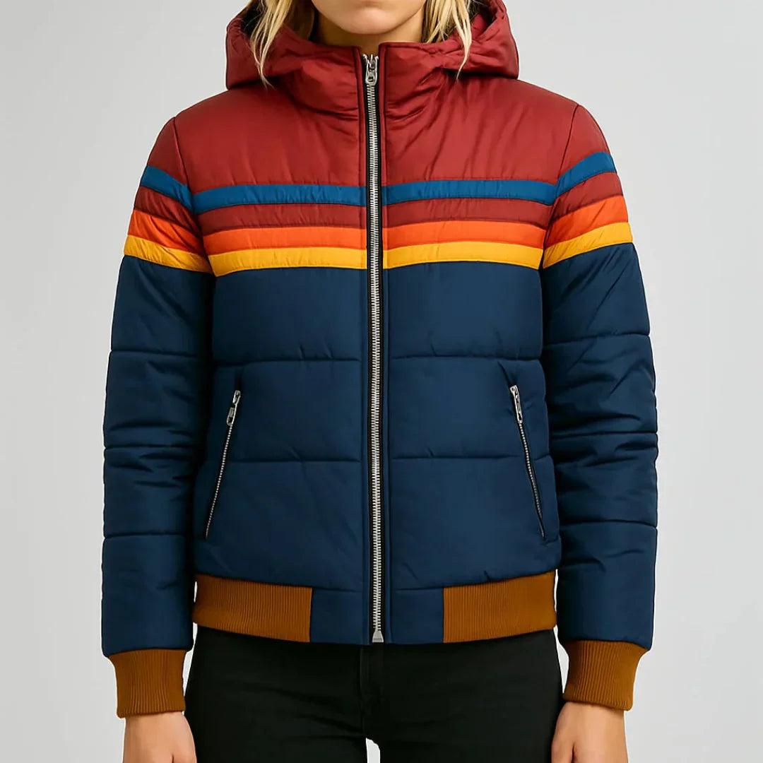 Damen Regenjacke Mit Modernem Design
