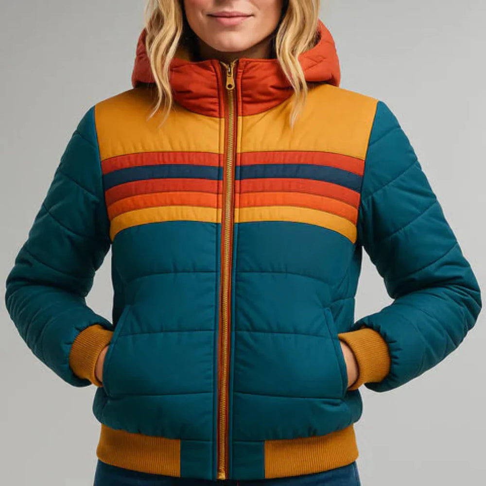 Damen Regenjacke Mit Modernem Design