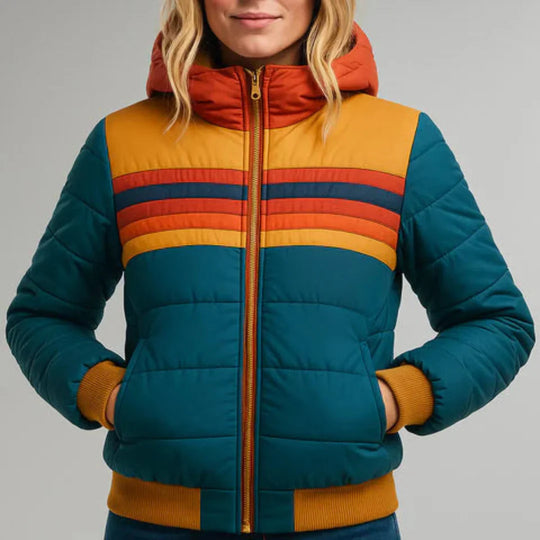 Damen Regenjacke Mit Modernem Design