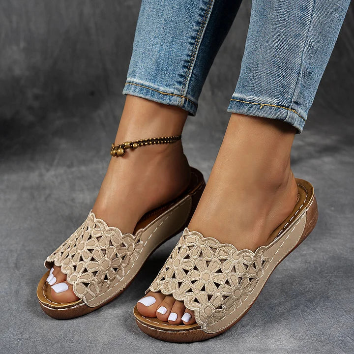 Stilvolle Netz-Sandalen für Damen