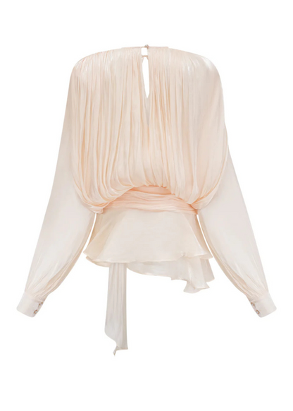 Champagner Satin Slip Kleid