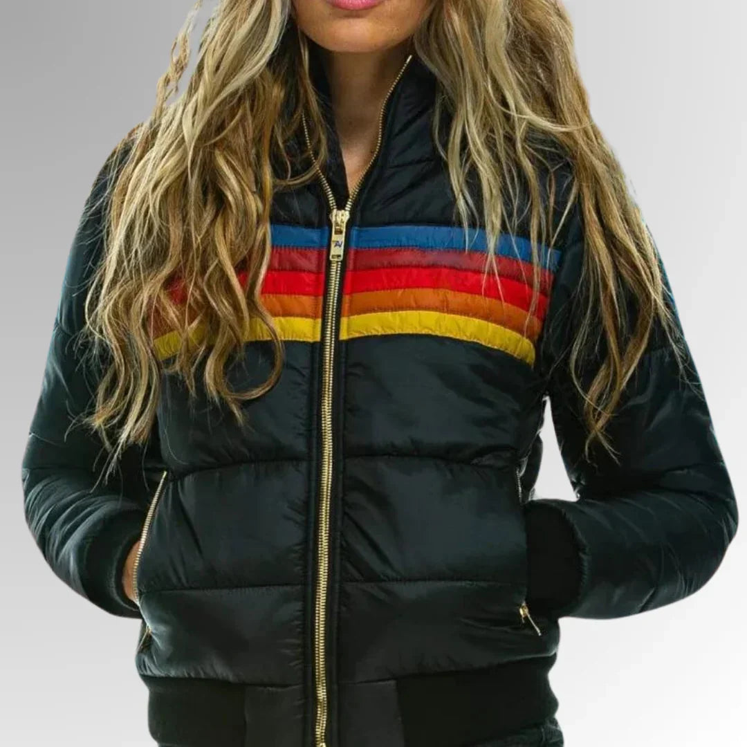 Damen Regenjacke Mit Modernem Design