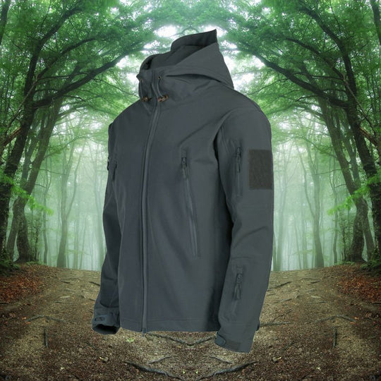 Herren Outdoor Jacke Mit Taschen Und Kapuze