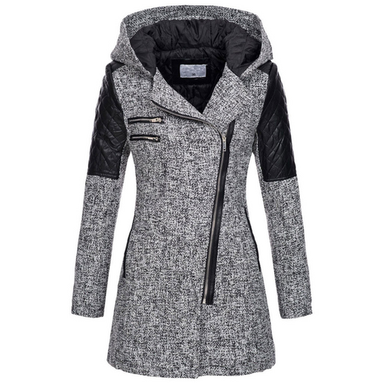 Damen Winterjacke Mit Kapuze Und Modernem Schnitt