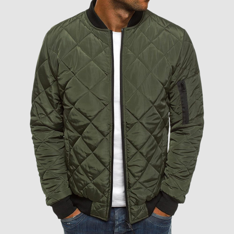 Herren Übergangsjacke Mit Revers Und Klassischem Schnitt