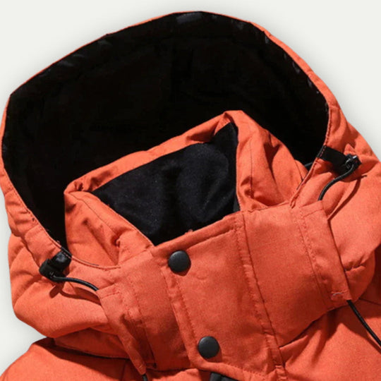 Herren Daunenjacke Mit Klassischem Schnitt Für Winter