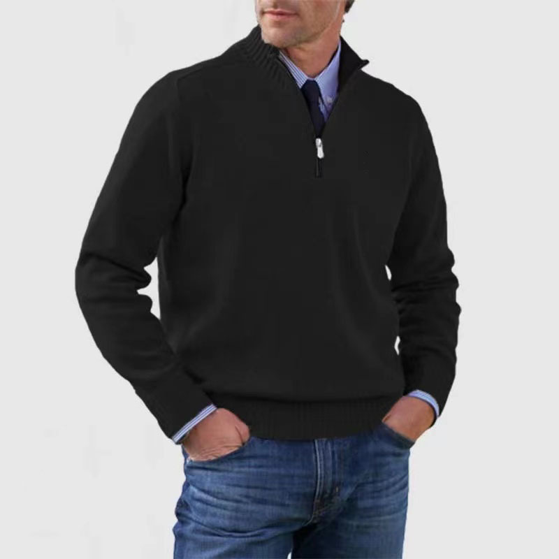 Herren Halb-Zip Pullover