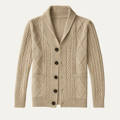 Herren Cardigan Mit Klassischem Design