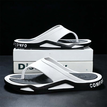 Herren Zehentrenner Sandalen mit robustem Zehensteg
