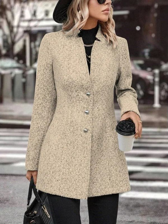 Damen Langärmeliger Trenchcoat – Stilvoll & Zeitlos