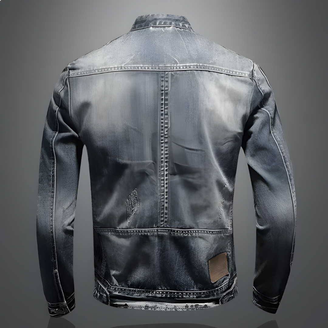 Herren Retro Jeansjacke