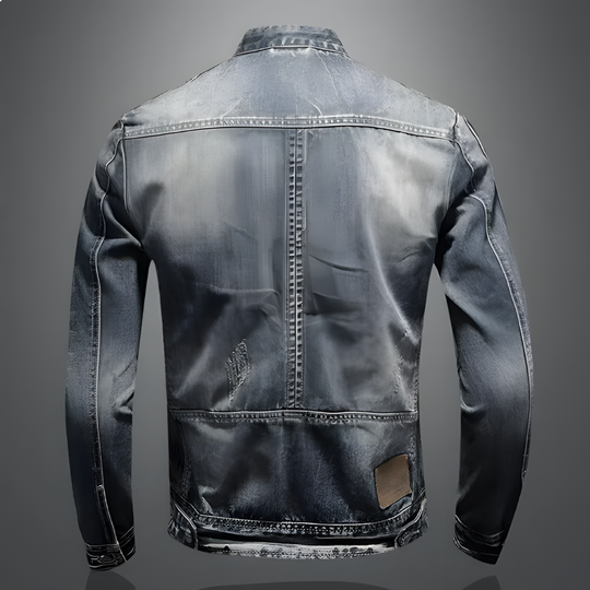 Herren Retro Jeansjacke