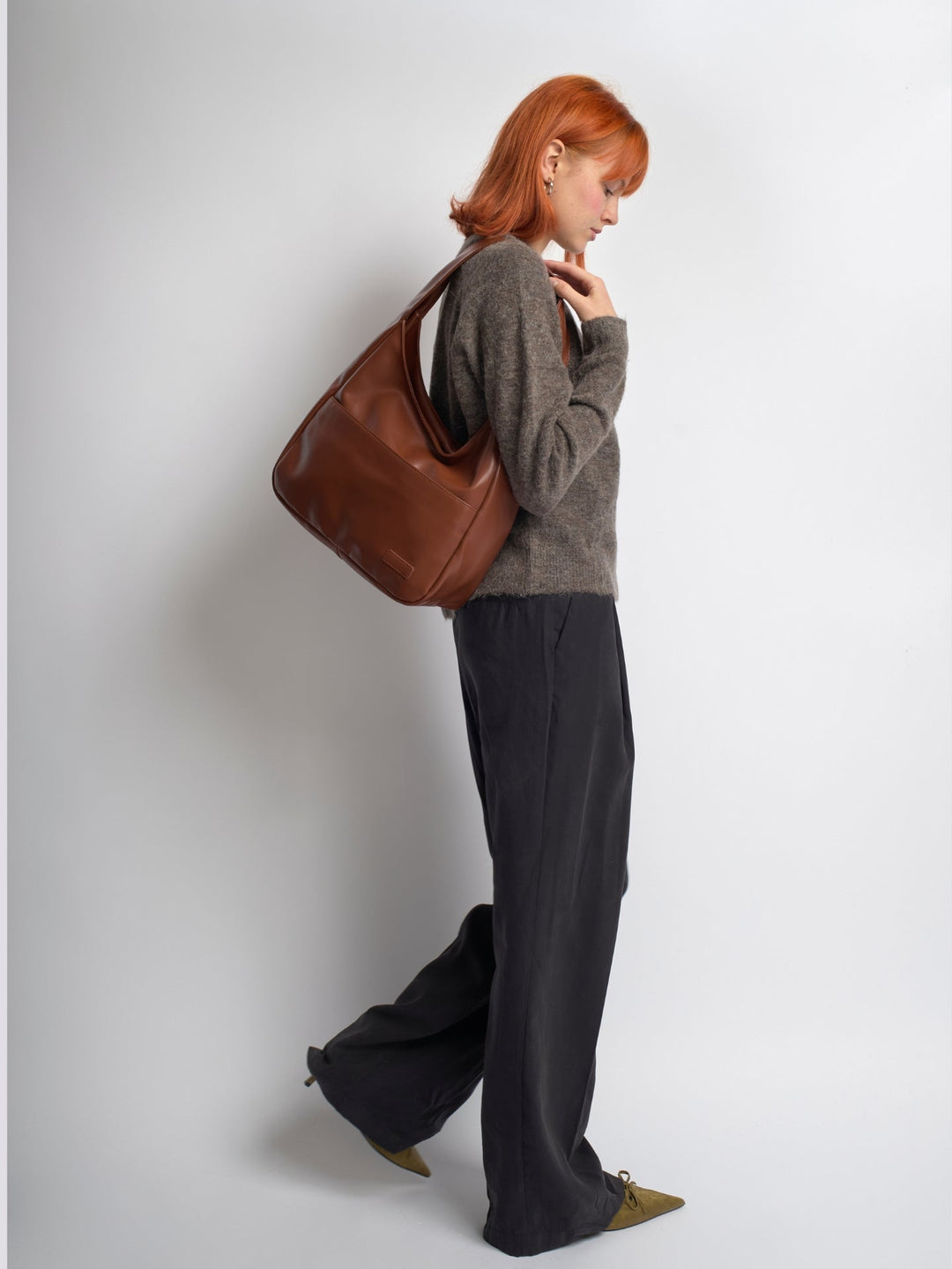 Elegante Schlichte Schultertasche für Damen