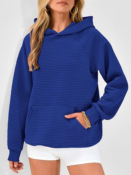 Damen Hoodie Mit Kapuze Und Kängurutasche