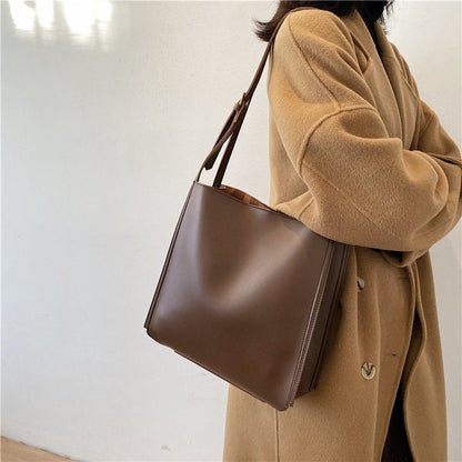 Vegane Leder-Shopper-Tasche Leicht und Strukturiert