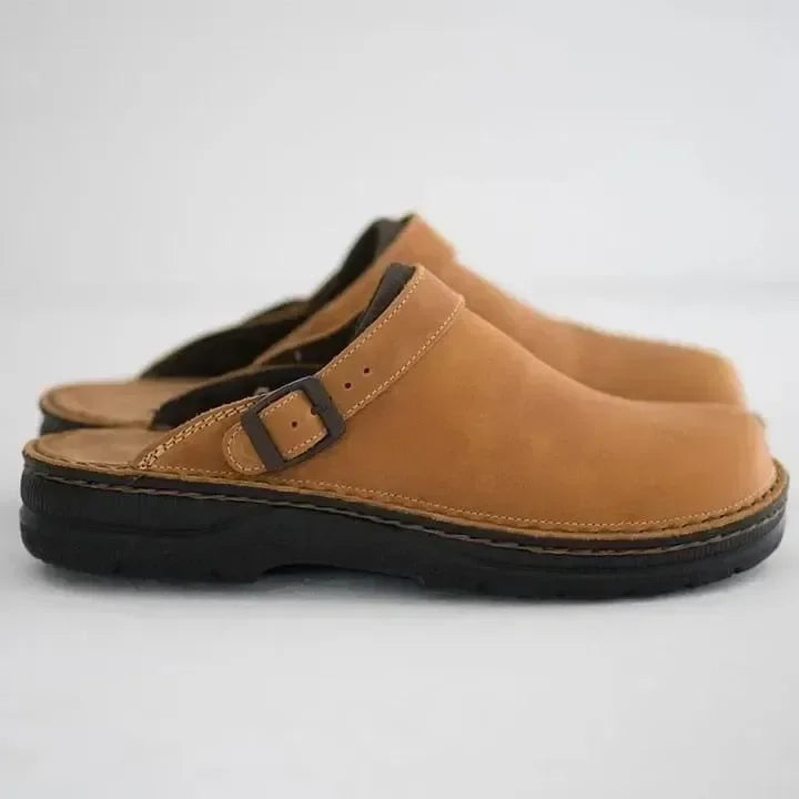 Herren Clogs Mit Verstellbarem Riemen Und Klassischem Design