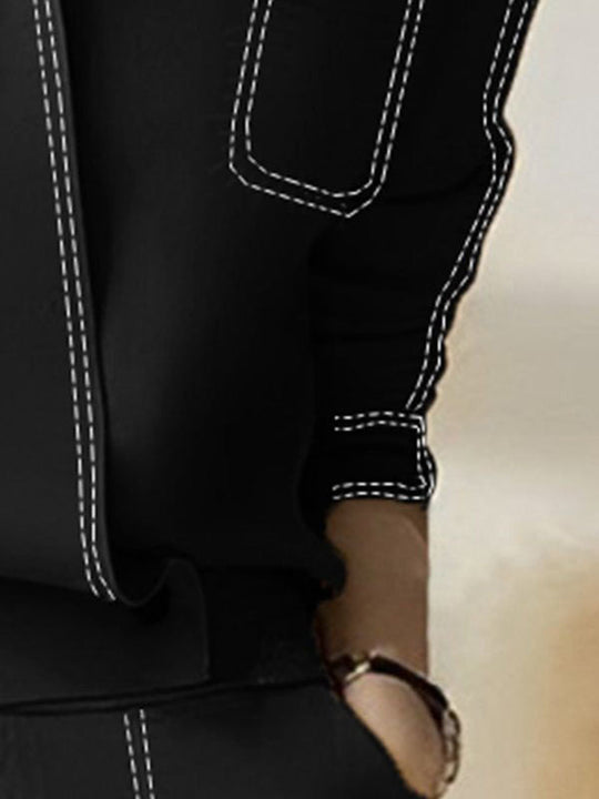 Damen Strick Set Mit Lockerem Cardigan Und Weit Geschnittener Hose