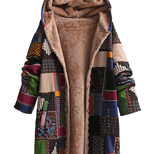 Trendige Winterjacke mit Kapuze für Damen